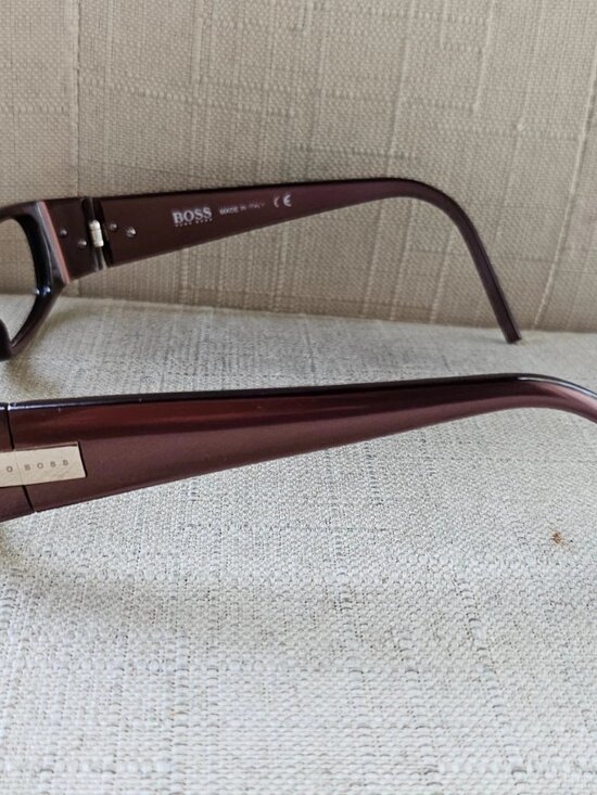 Boss Hugo Boss Eyeglasses Frame 0046/U PSN Eyewear Brown Tone Made in Italy main image 11